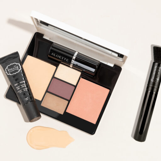 Face Essentials - Light, medium - flatlay w- swatch - cream 300dpi.jpg