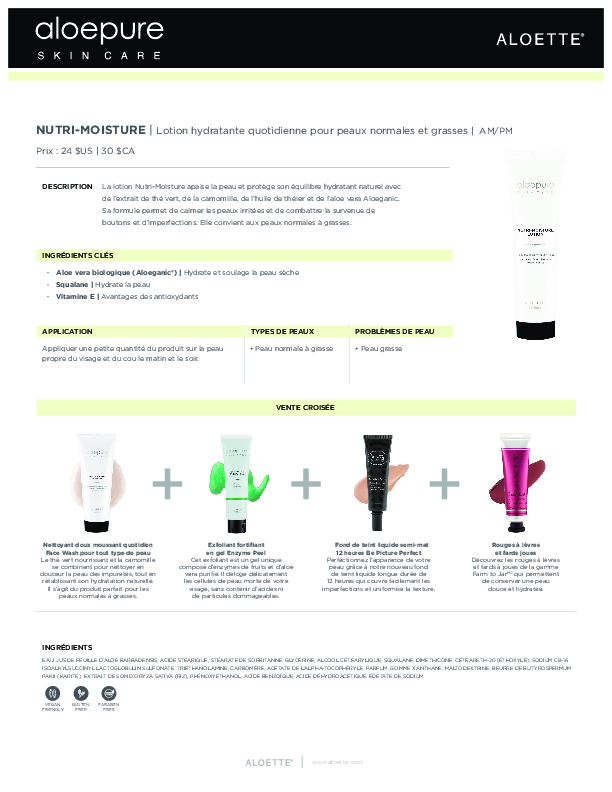 Nutri Moisture Lotion Aloepure Datasheet_CA FR.pdf