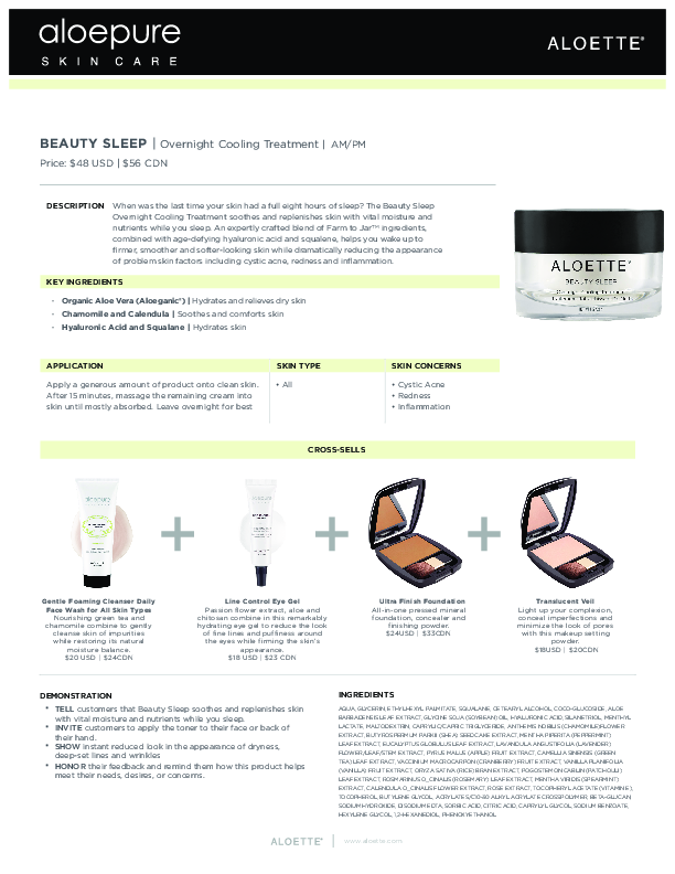 Beauty Sleep Aloepure Datasheet Eng.pdf