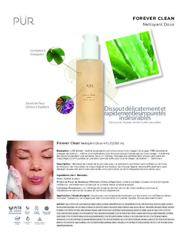 Forever Clean Fact Sheet FR.pdf